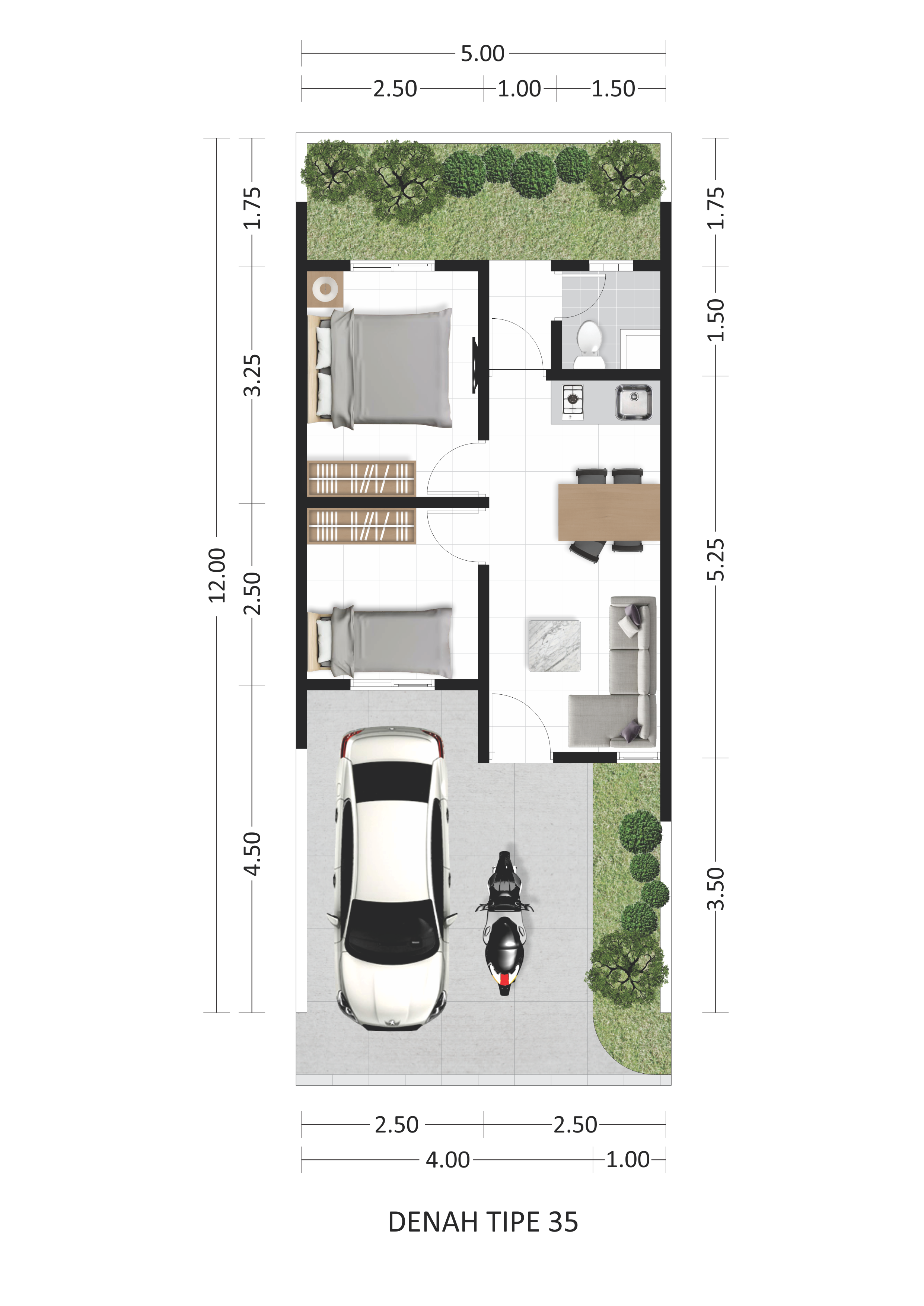 Layout Tipe 35